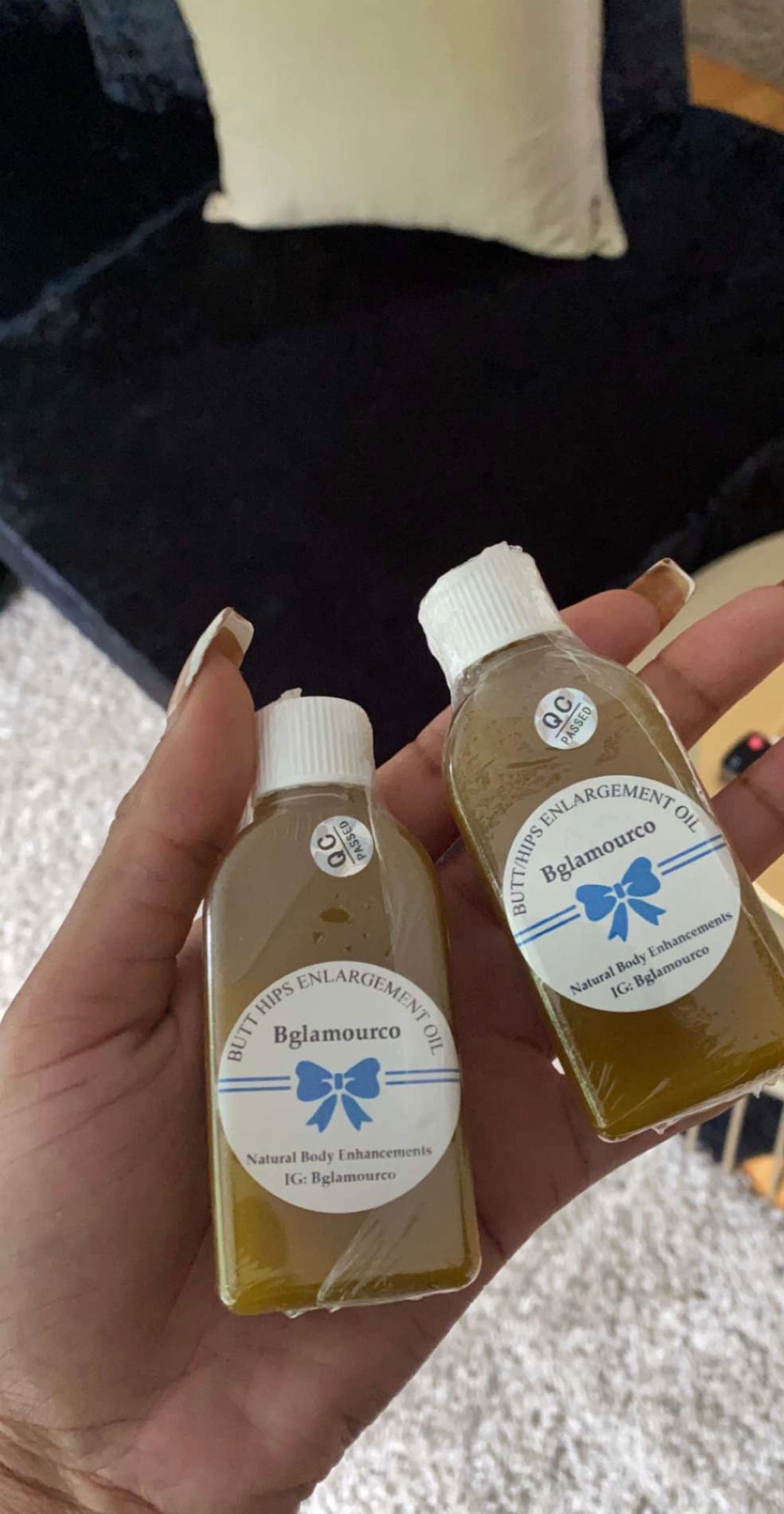 Bglamourco Butt & Hips enlargement oil (for a bigger butt and hips, natural bbl look)