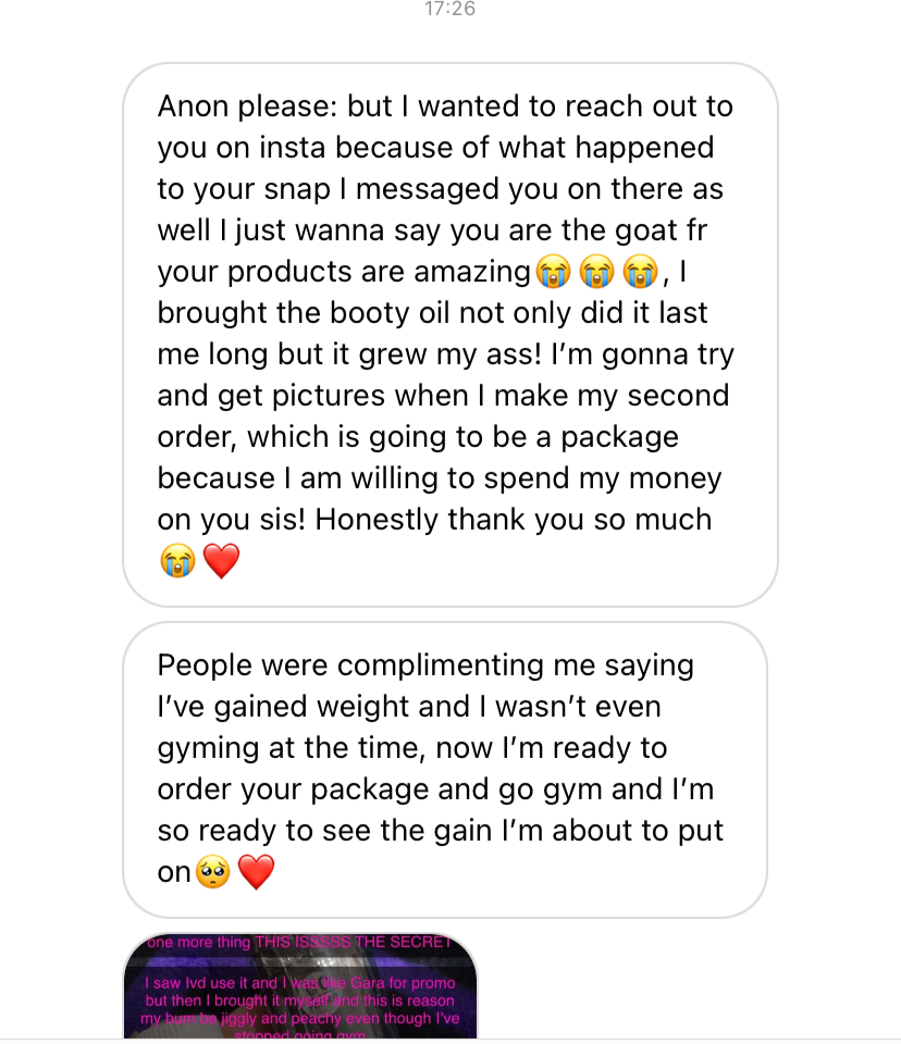 Butt/Hips enlargement cream VIP IMPROVED
