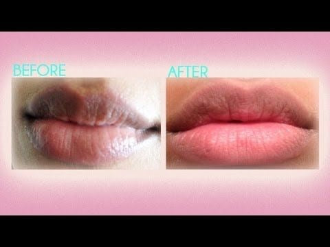 LIGHTEN and plump Lip Scrub /for smokers And Light Pink lips