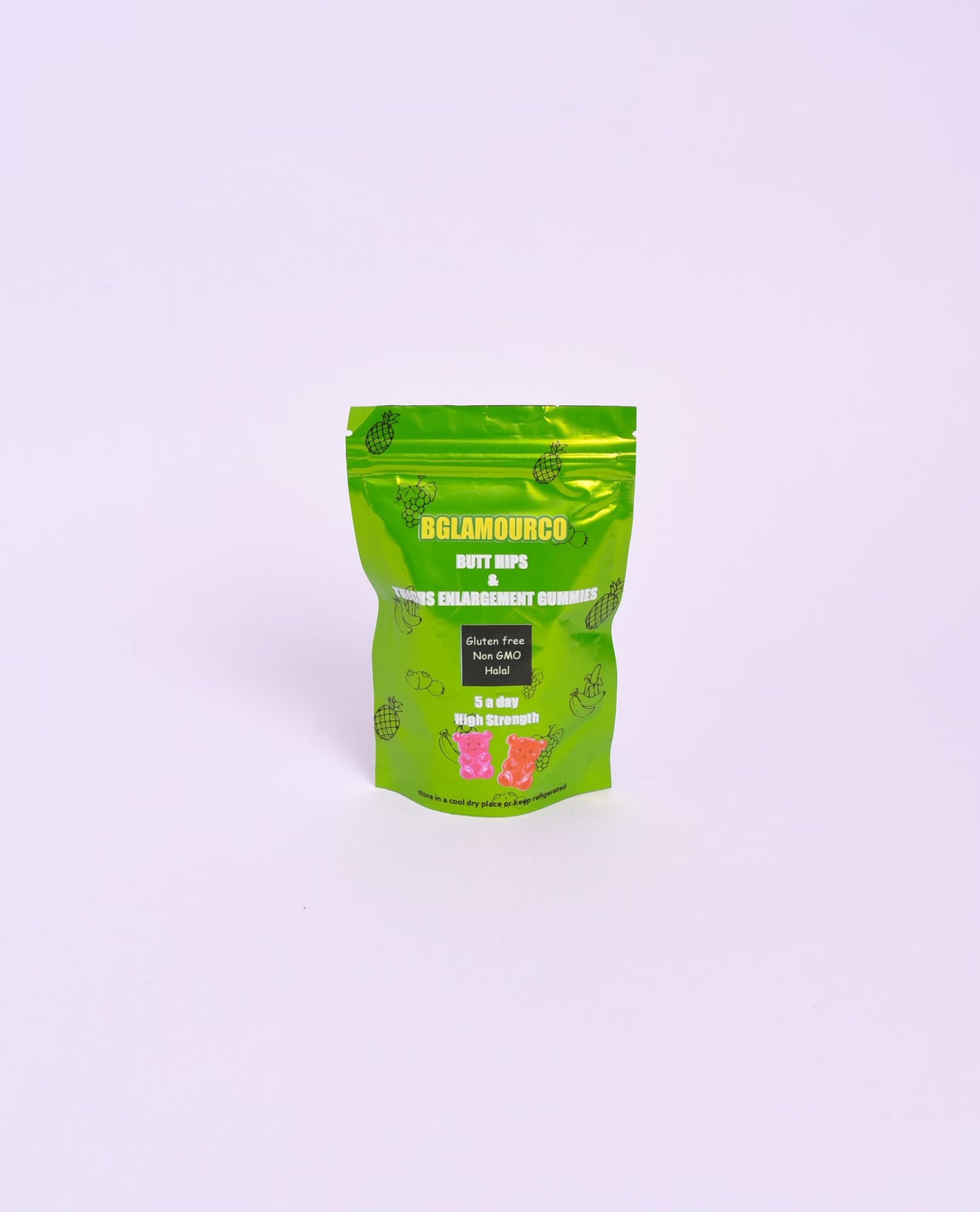 Butt hips thighs enlargement Gummies bbl gummies Gluten free, non gmo, contains apple fruit juice