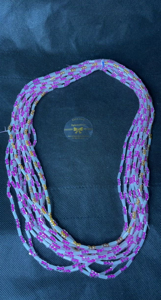Pink Moonstone Luck Waist beads