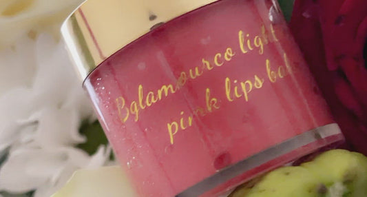 Lighten n’ plump pink lips balm. Heals chapped lips and cold sores