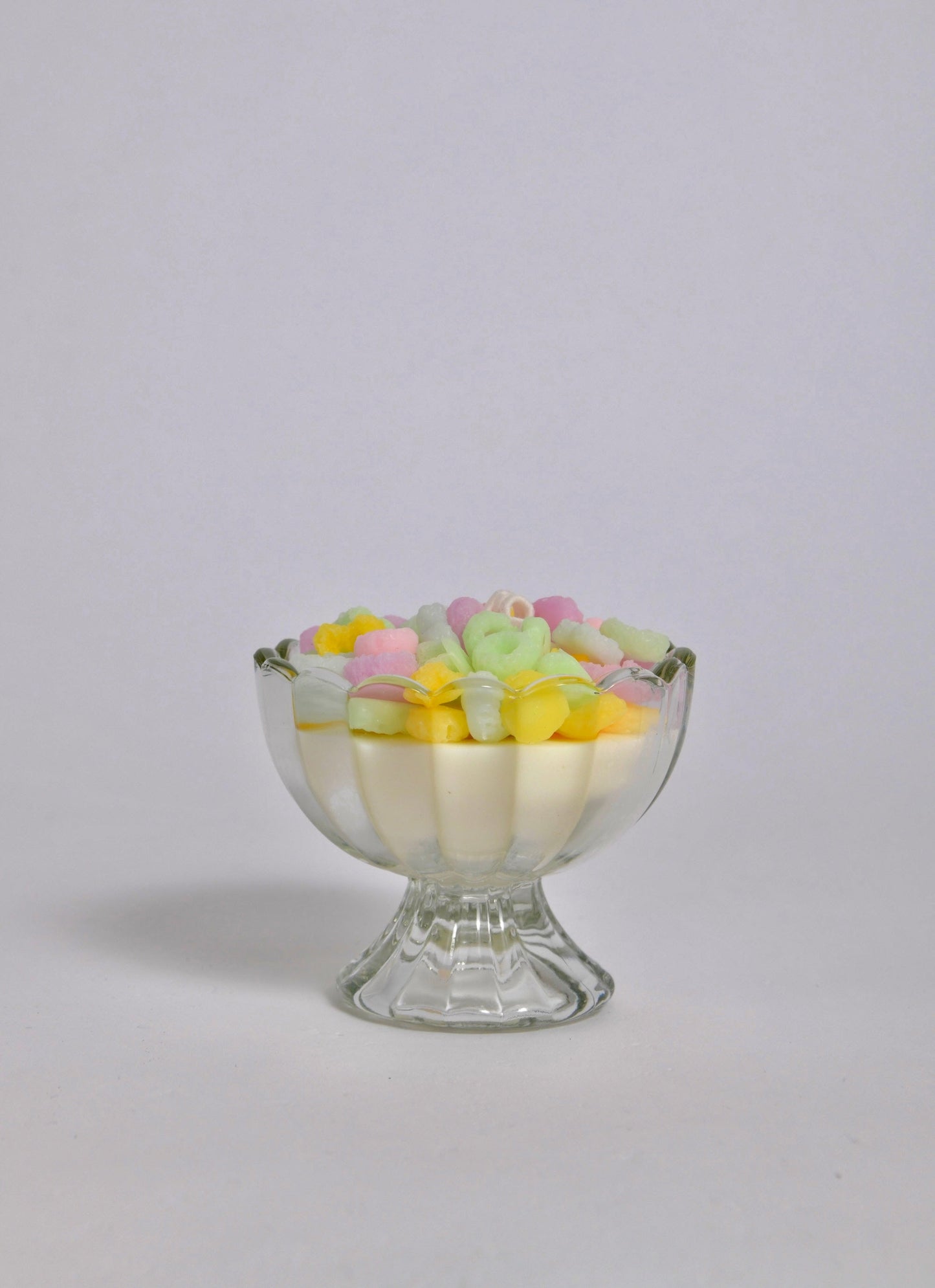 Hoops cereal candle