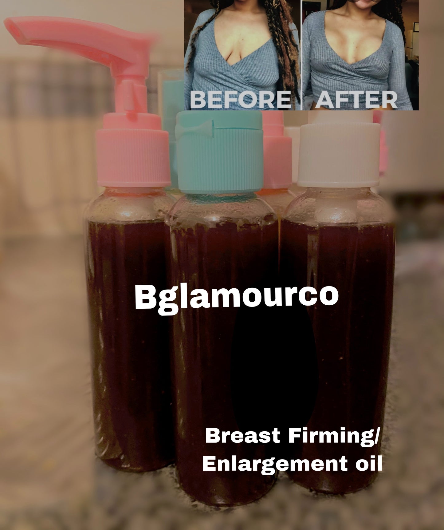 Breast firming and enlargement oil